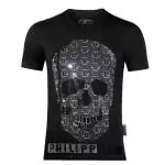 manches courtes t-shirt philipp plein prix bas qp with skull